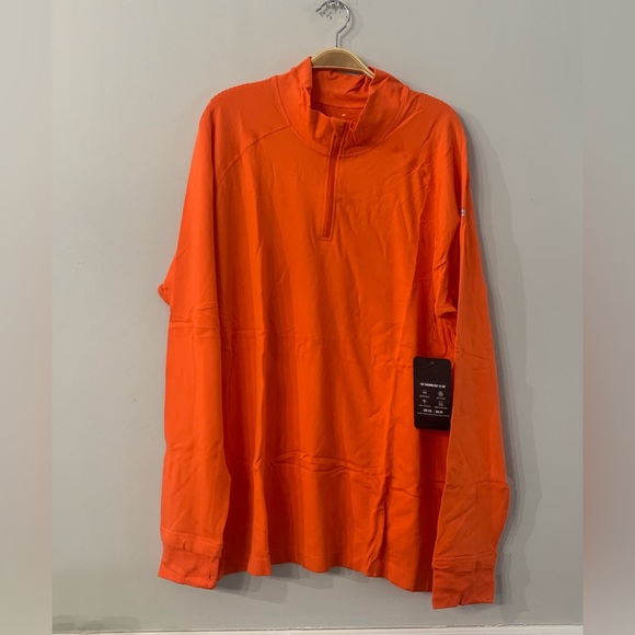 NEW FABLETICS The Training Day 1/4 Zip in Bright Flame size: 2XL - Picture 5 of 7